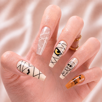 Grumpy Mummy Bestie - Personalized Press-On Nails