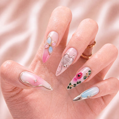 Petal Symphony - Personalized Press-On Nails