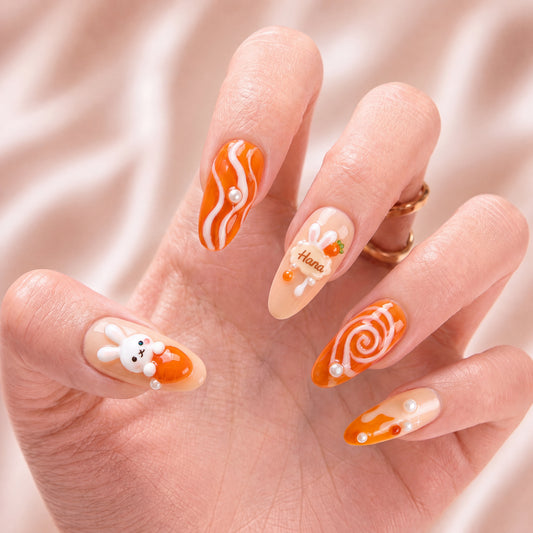 Candy Carrot - Personalized Press-On Nails alternate image