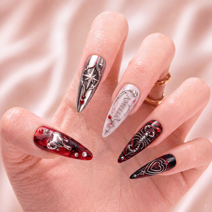 Bloodbound Love - Personalized Press-On Nails
