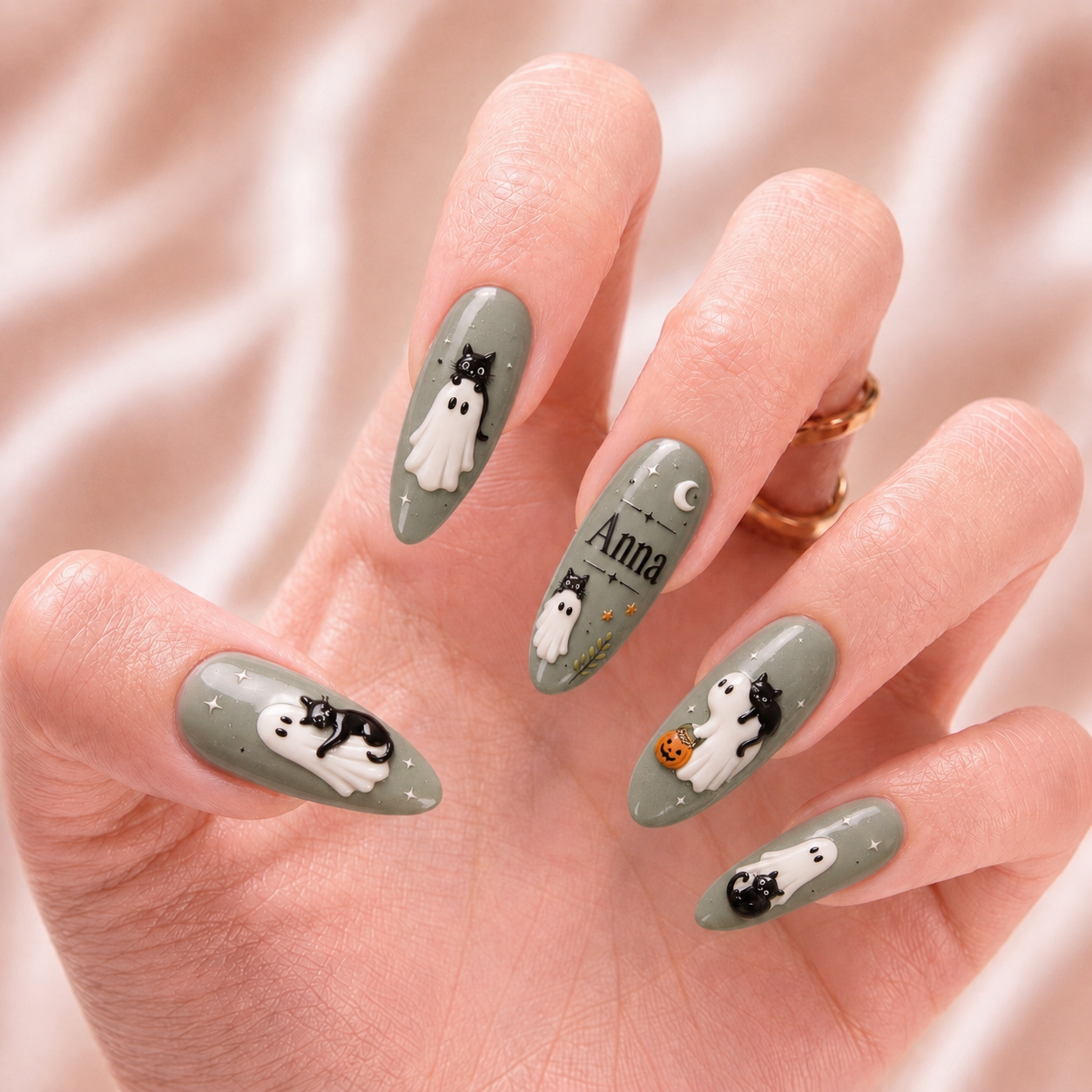 Phantom Purr - Personalized Press-On Nails