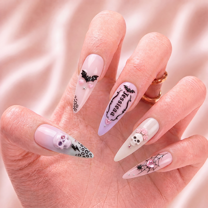 Sugar Skull Crush - Personalized Press-On Nails