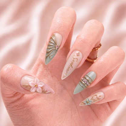 Blush Eden - Personalized Press-On Nails