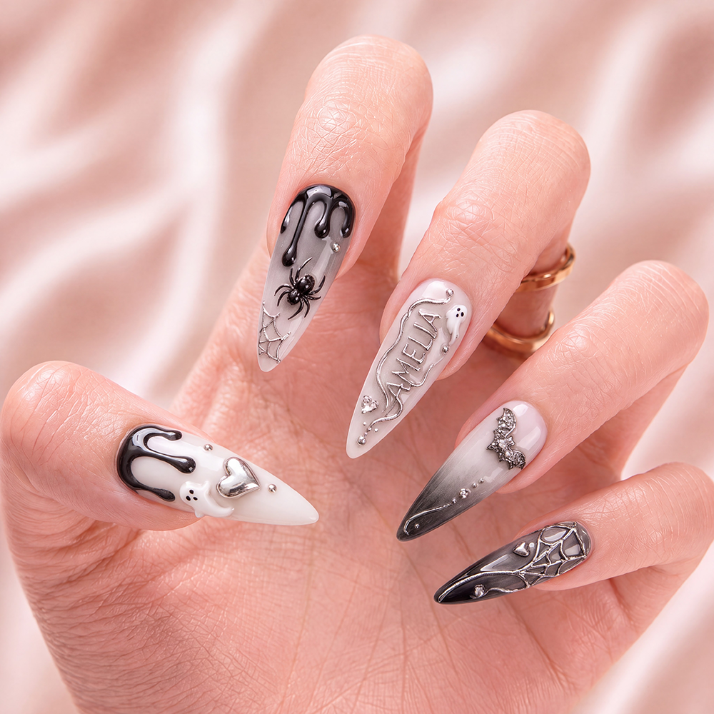 Cute & Cursed - Personalized Press-On Nails
