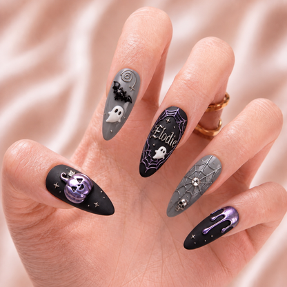 Violet Haunt – Personalized Press-On Nails