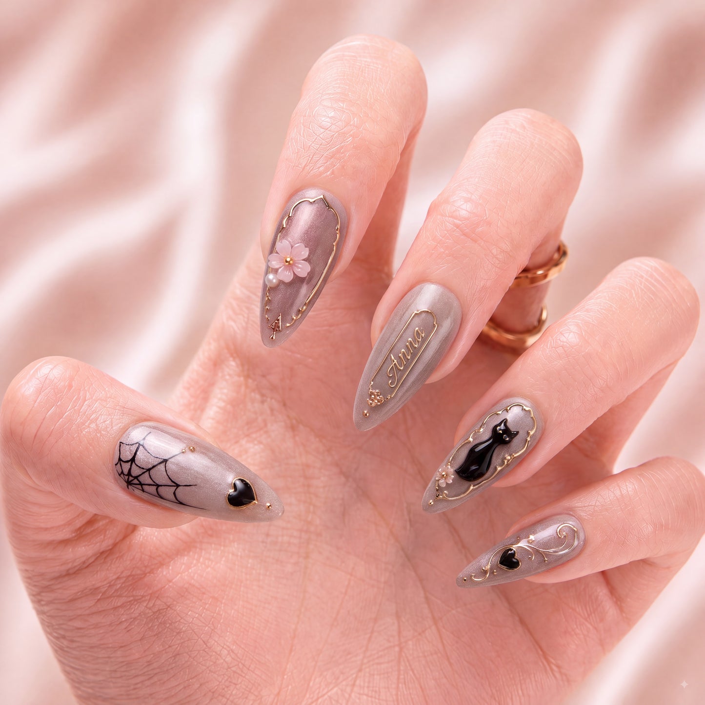 Blossom Enchant - Personalized Press-On Nails