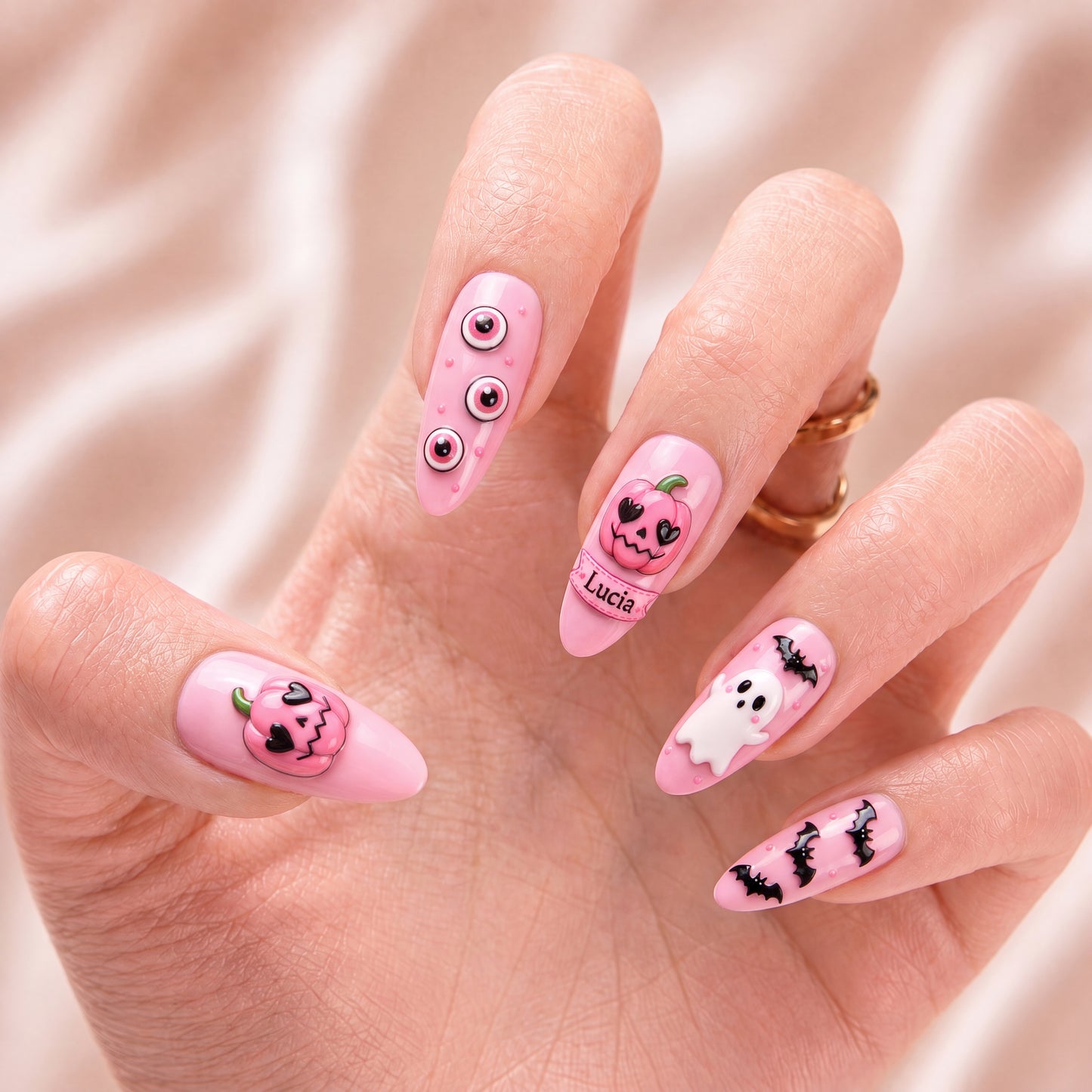 Blush Ghoul Society - Personalized Press-On Nails