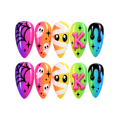 Ghost Gradient - Personalized Press-On Nails