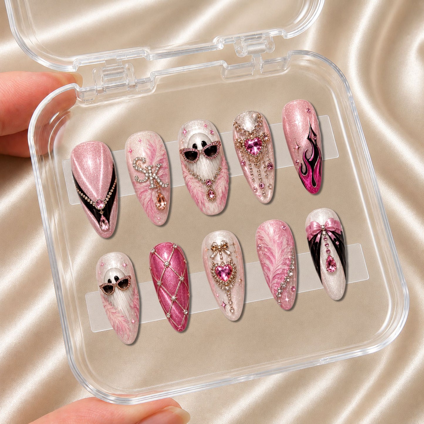 Glam Spooky Halloween - Personalized Press-On Nails