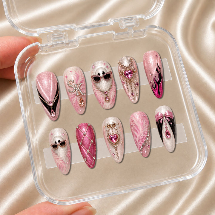 Glam Spooky Halloween - Personalized Press-On Nails