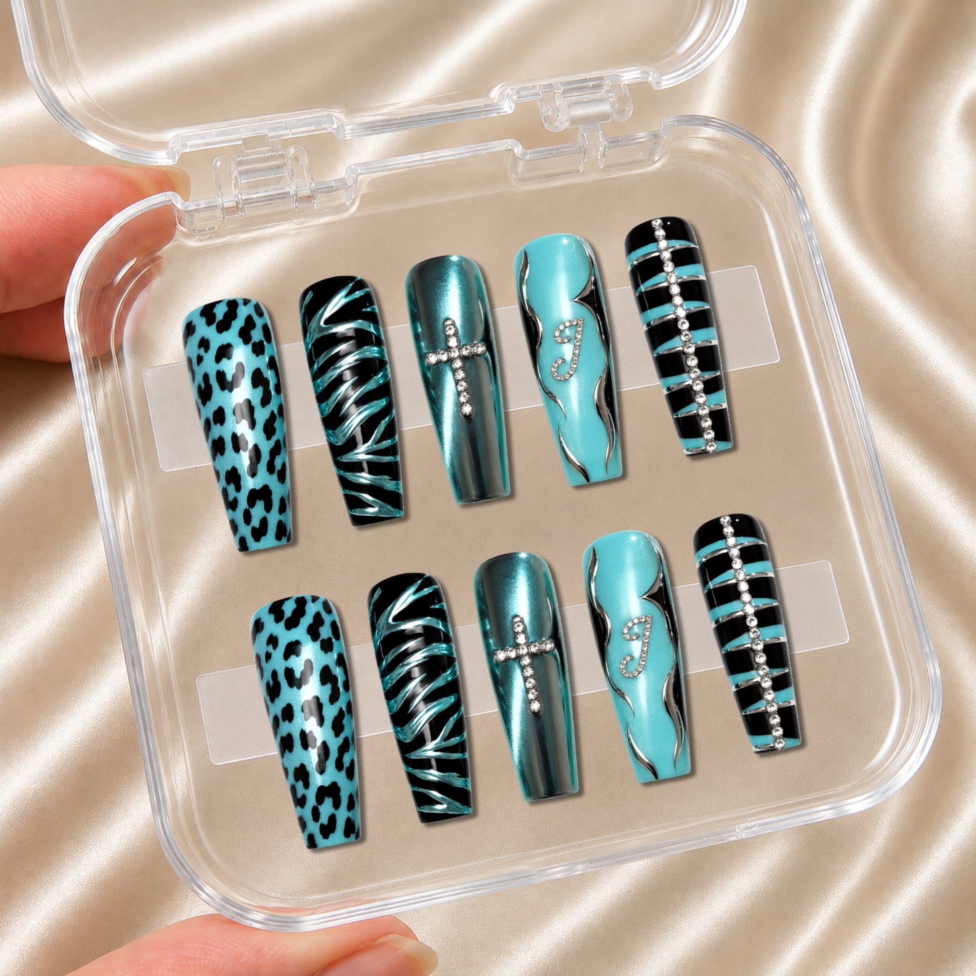 Gothic Christian - Personalized Press-On Nails