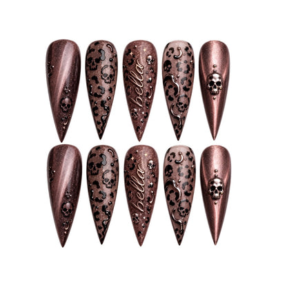 Leopard Skull - Personalized Press-On Nails