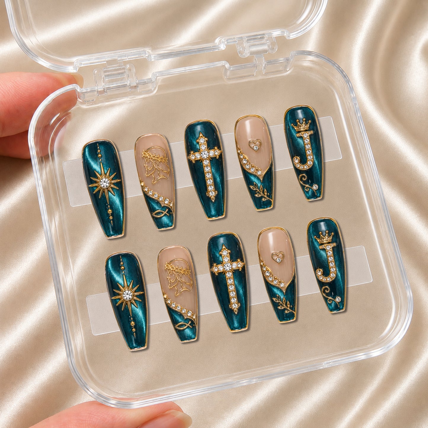 Faith Blessed - Personalized Press-On Nails