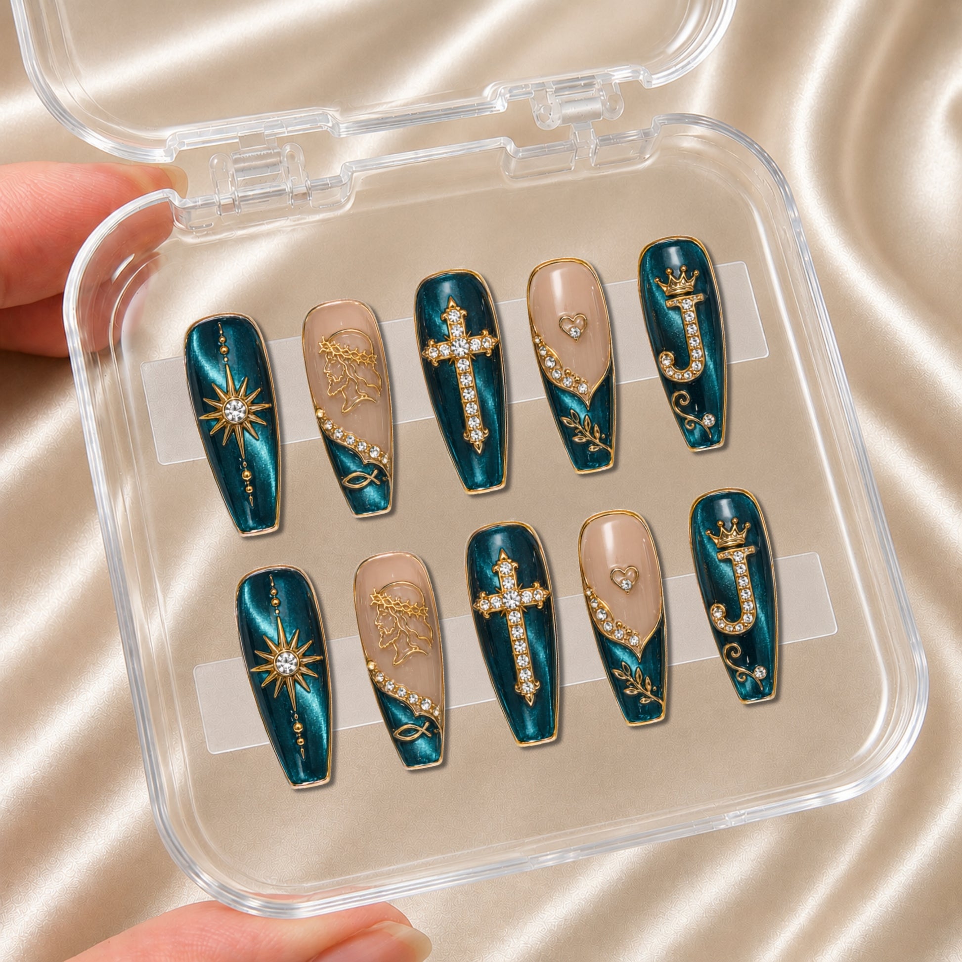 Faith Blessed - Personalized Press-On Nails