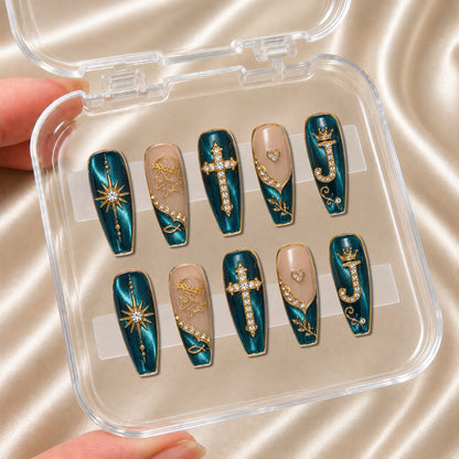 Faith Blessed - Personalized Press-On Nails