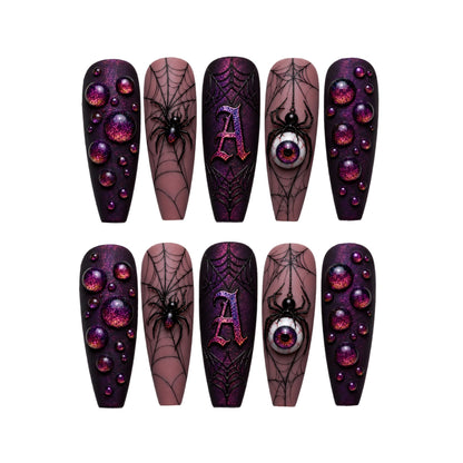 Spider Halloween - Personalized Press-On Nails