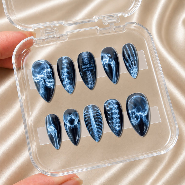 Skeleton Xray - Personalized Press-On Nails