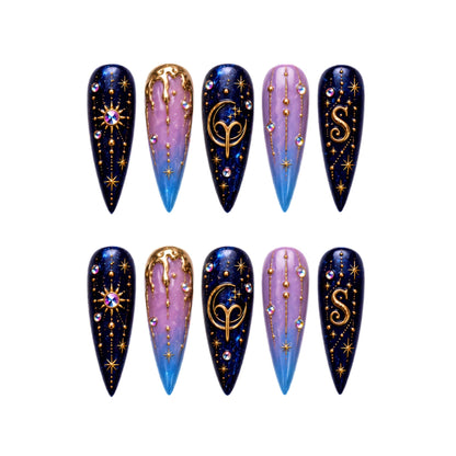 Aries Zodiac - Personalized Press-On Nails