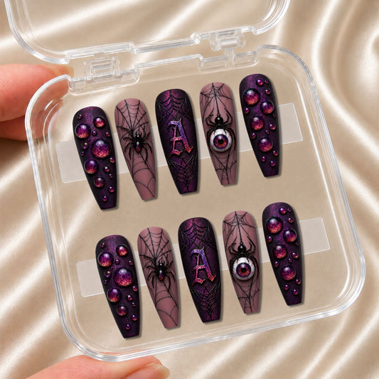 Spider Halloween - Personalized Press-On Nails