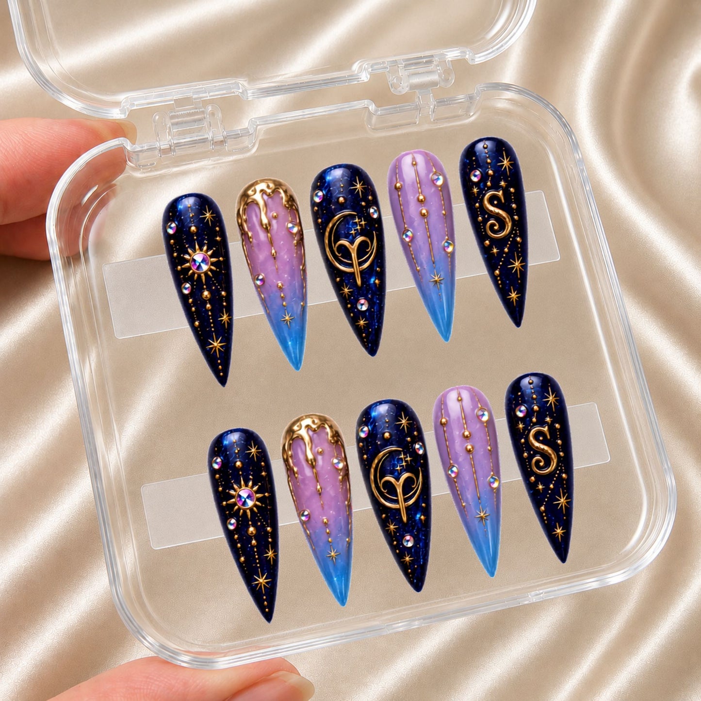 Aries Zodiac - Personalized Press-On Nails