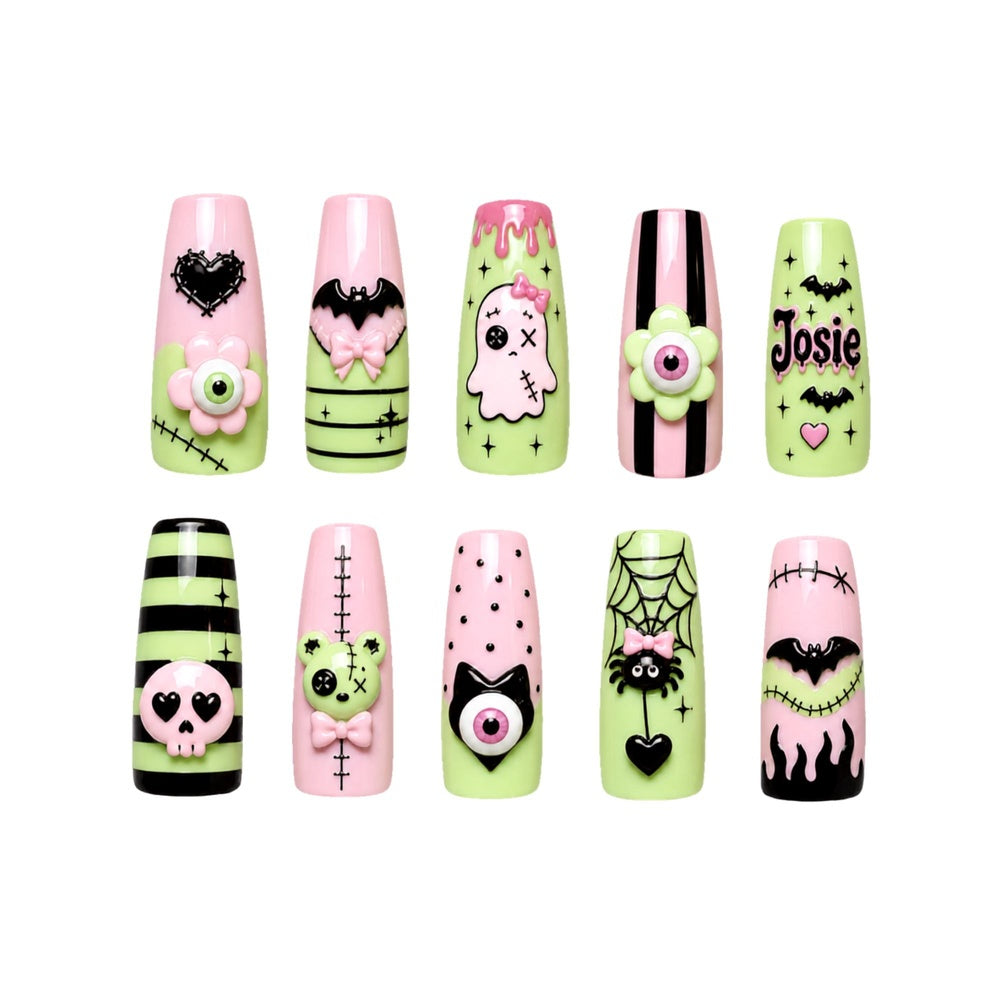 Pastel Goth - Personalized Press-On Nails
