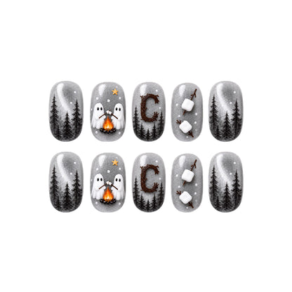 Ghost Camping - Personalized Press-On Nails