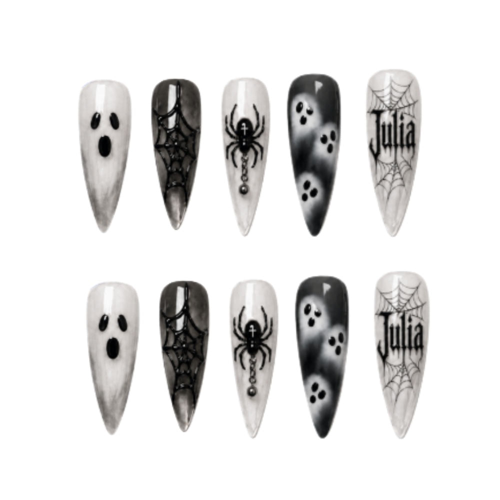 Ghost Halloween - Personalized Press-On Nails