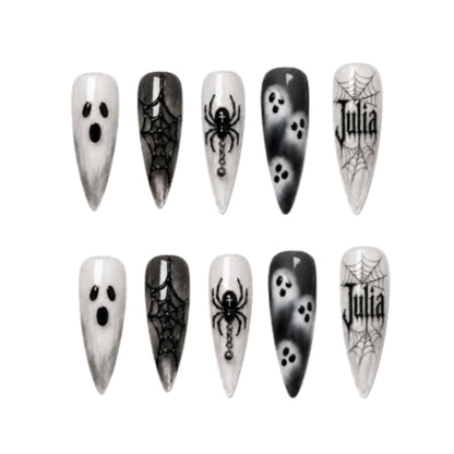 Ghost Halloween - Personalized Press-On Nails