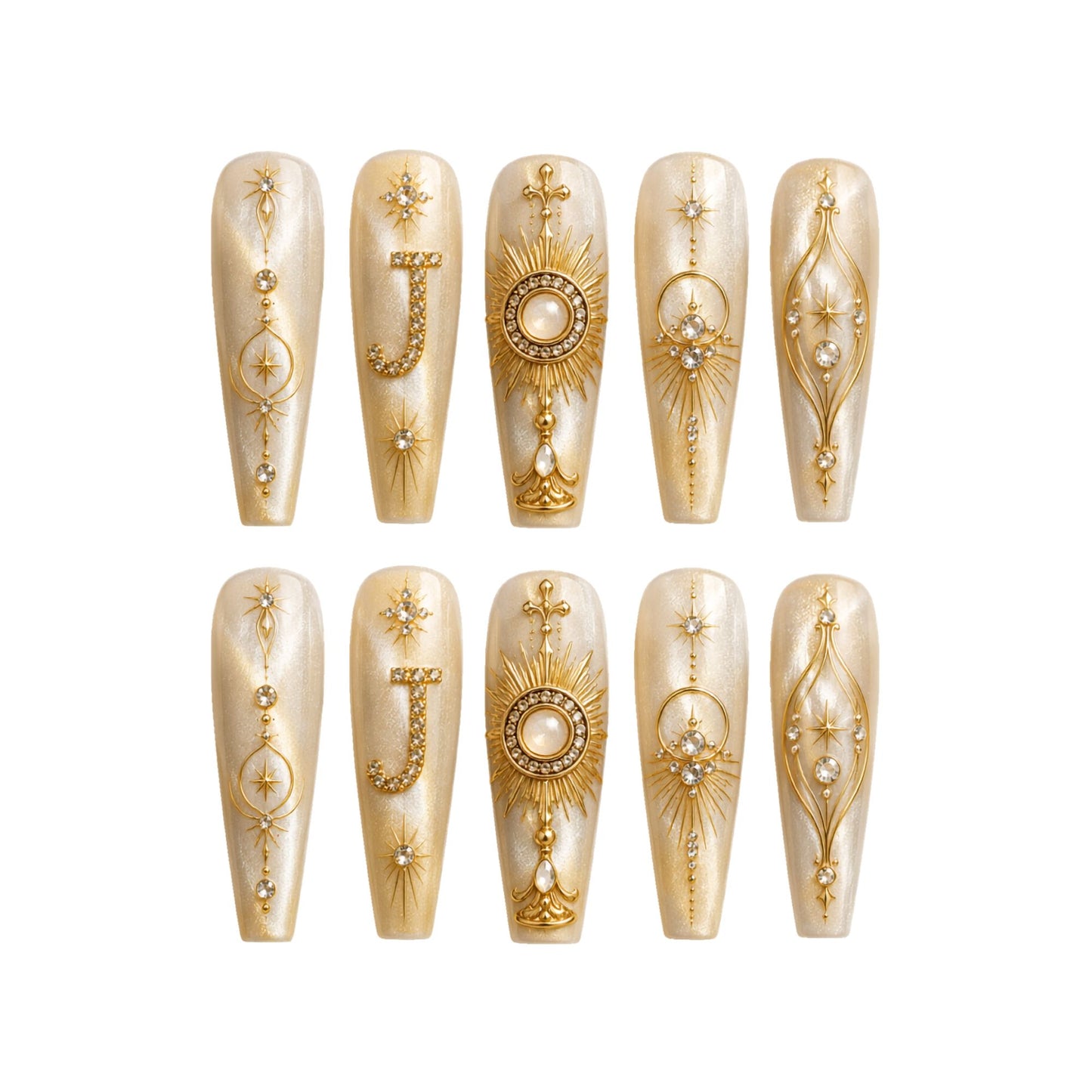 Monstrance - Personalized Press-On Nails