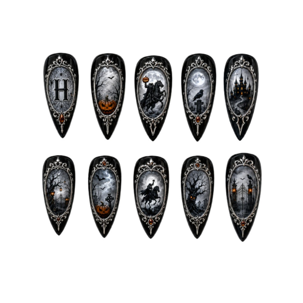 Headless Horseman - Personalized Press-On Nails