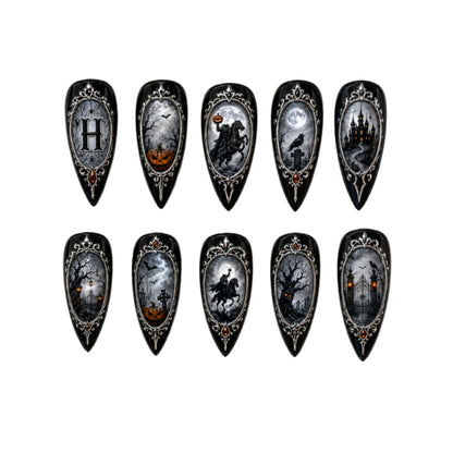 Headless Horseman - Personalized Press-On Nails