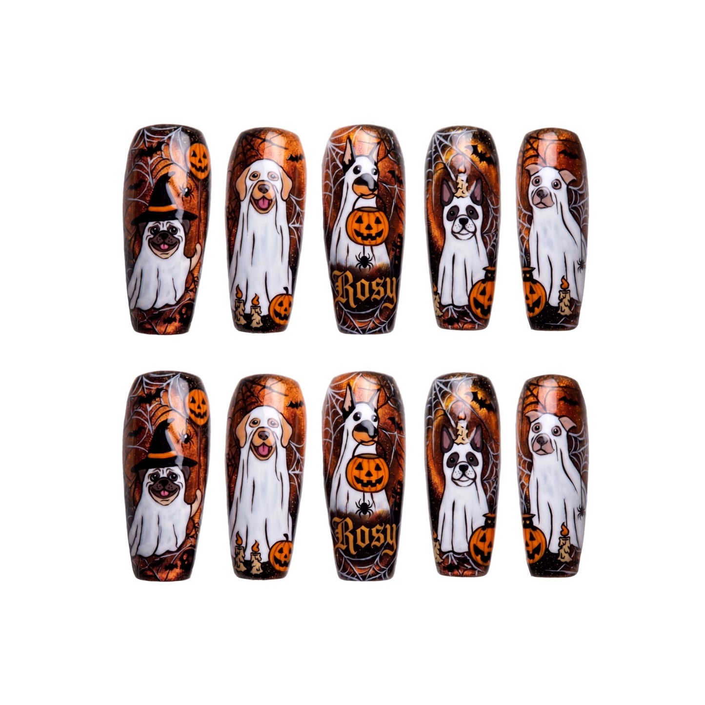Ghost Dog - Personalized Press-On Nails