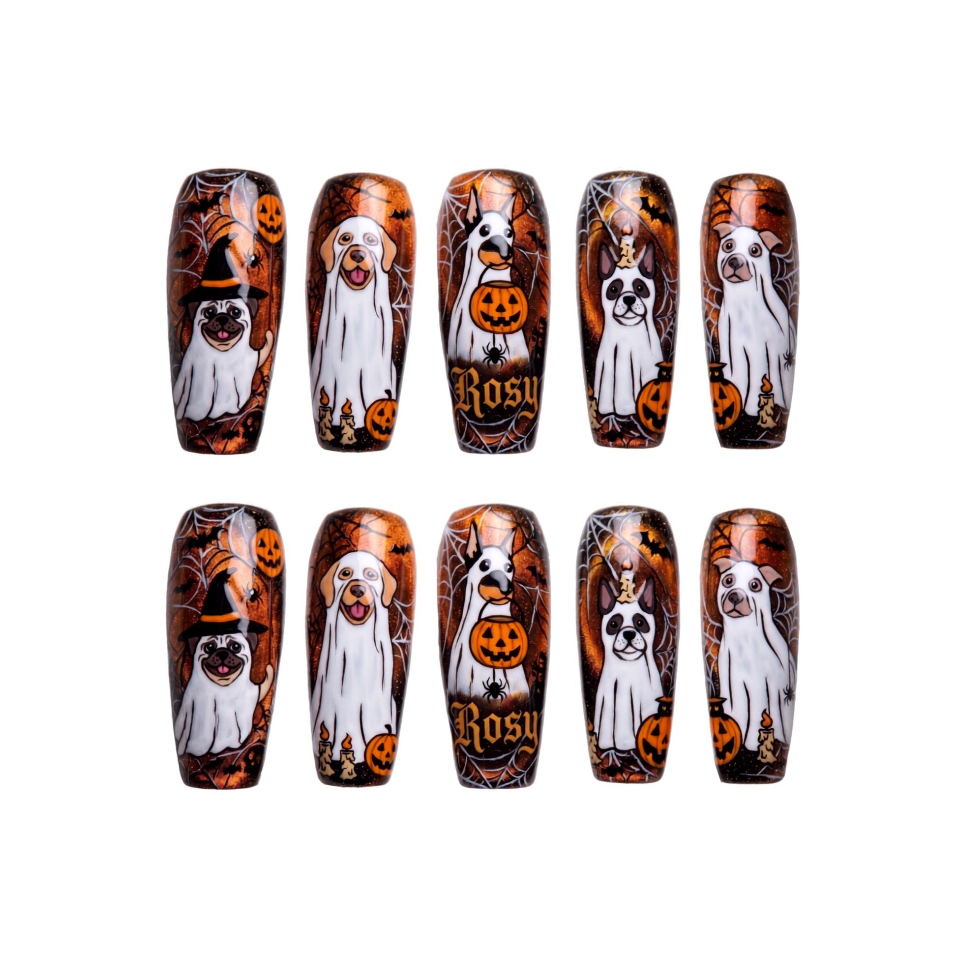 Ghost Dog - Personalized Press-On Nails
