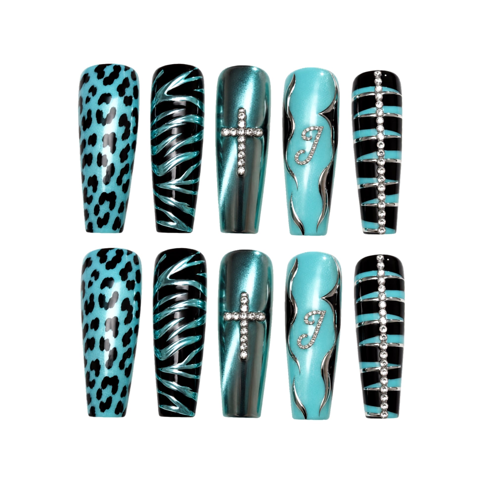 Gothic Christian - Personalized Press-On Nails