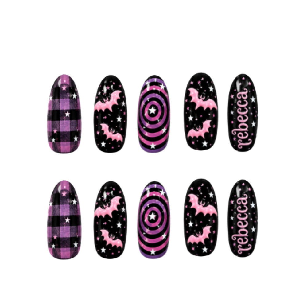 Gothic Bat - Personalized Press-On Nails