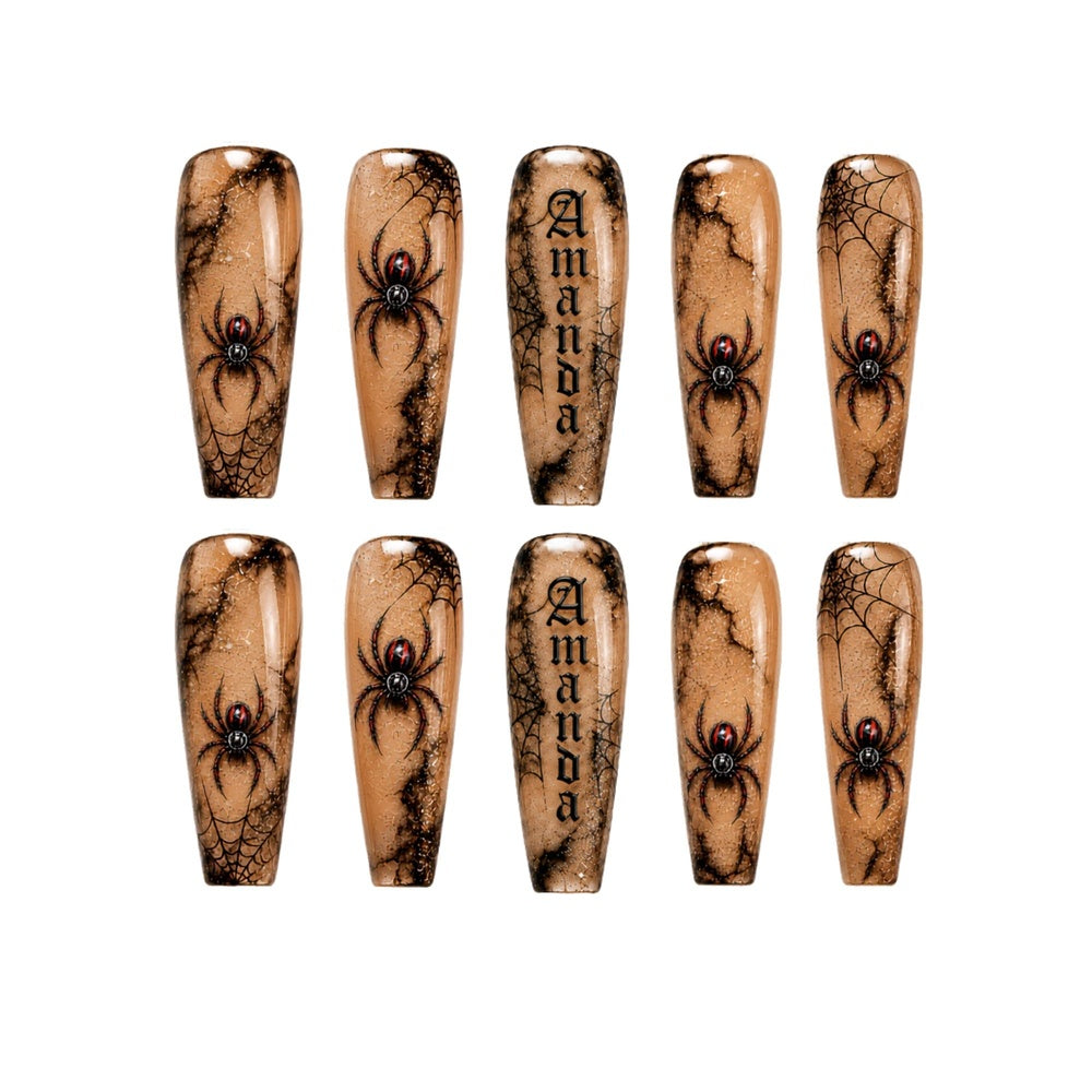 Spider Halloween - Personalized Press-On Nails