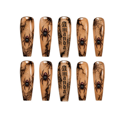 Spider Halloween - Personalized Press-On Nails