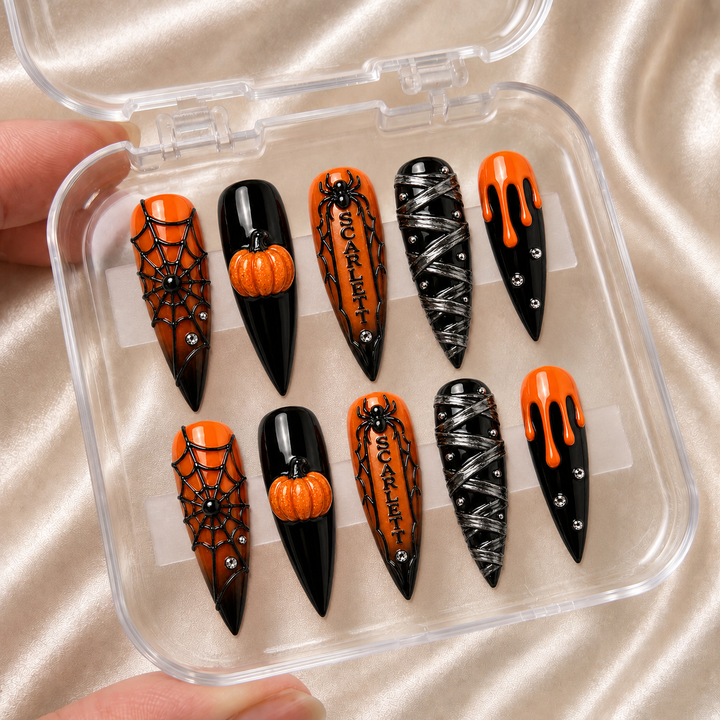 Webbed Magic - Personalized Press-On Nails