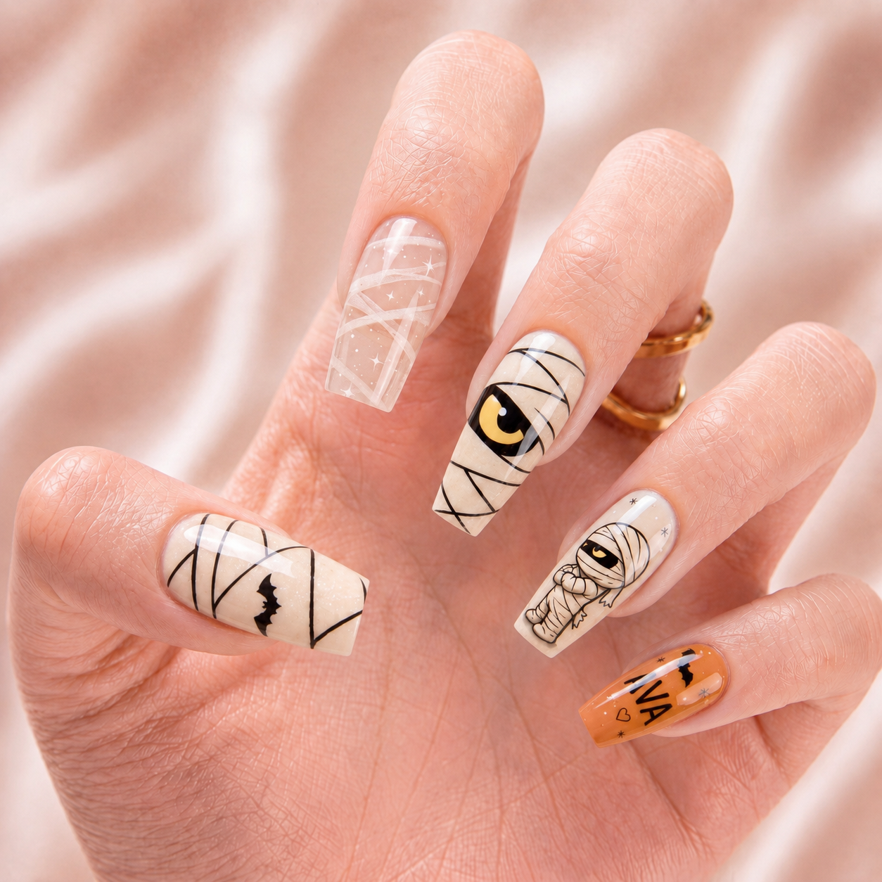 Grumpy Mummy Bestie - Personalized Press-On Nails
