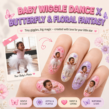 CUSTOMIZE YOUR BABY PRINTED ON NAILS