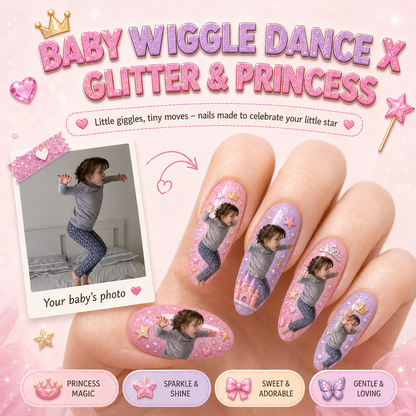 CUSTOMIZE YOUR BABY PRINTED ON NAILS