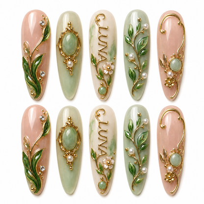 Jadevine Reverie - Personalized Press-On Nails