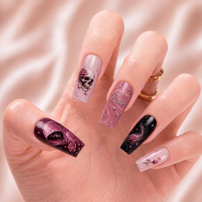 Blush Reaper Garden - Personalized Press-On Nails
