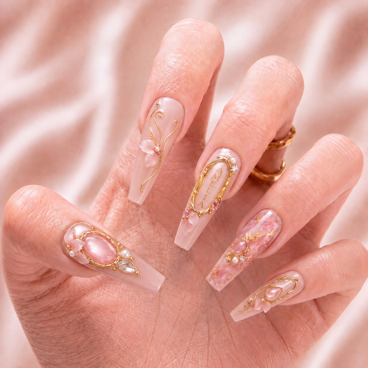 The Rosette Archive - Personalized Press-On Nails