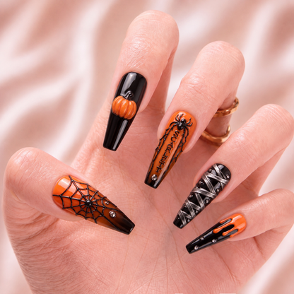 Webbed Magic - Personalized Press-On Nails