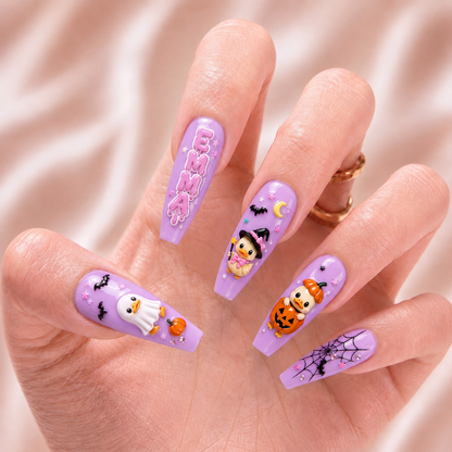 Booberry Duck - Personalized Press-On Nails