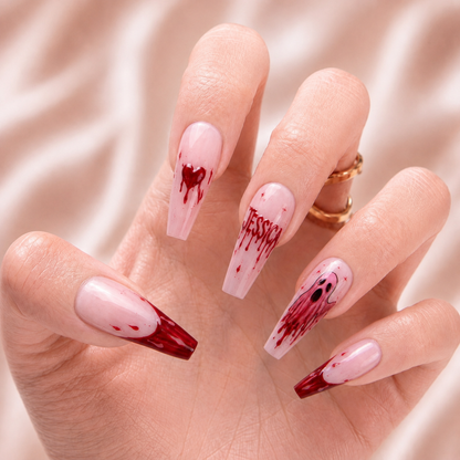 Bleeding Hearts - Personalized Press-On Nails