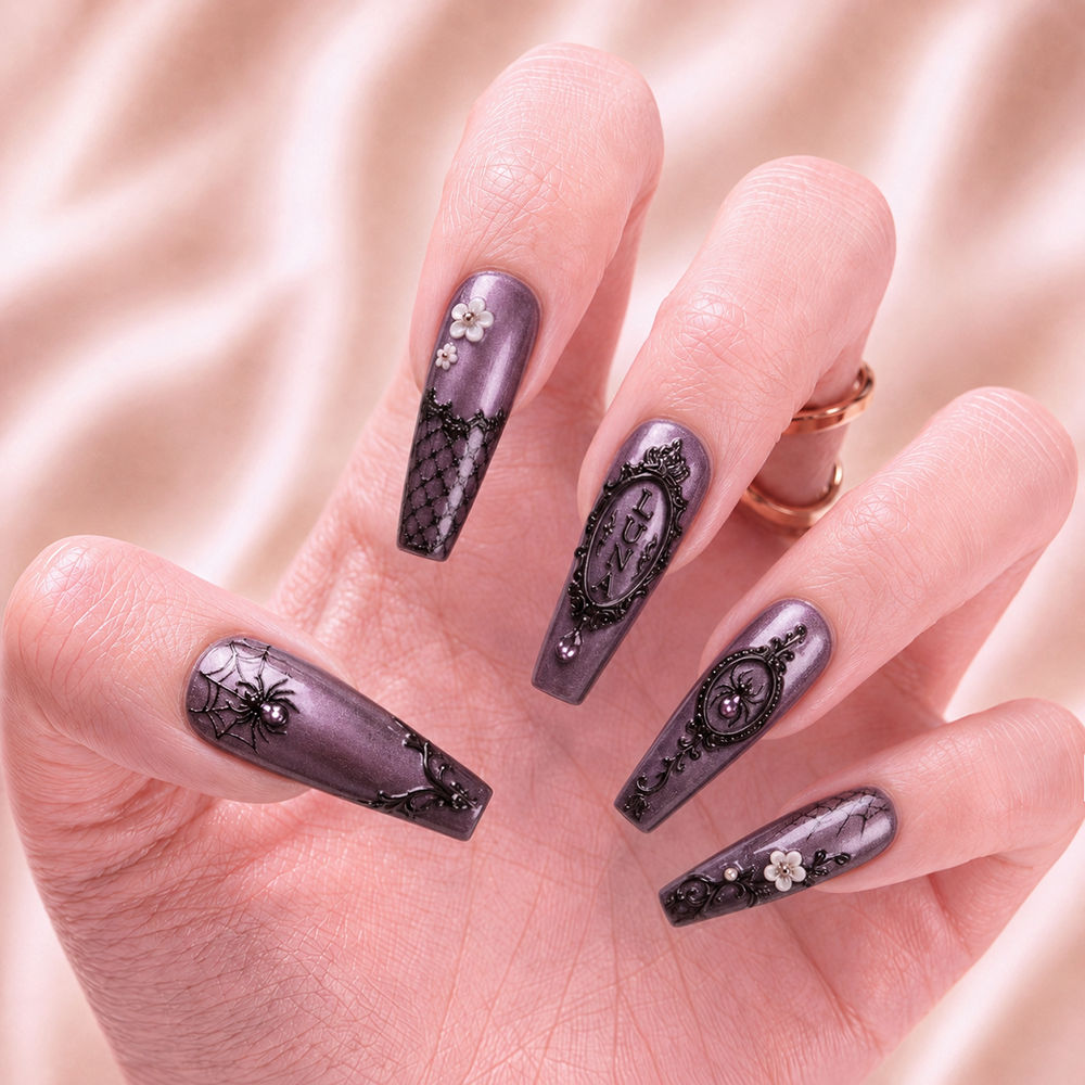 The Violet Relic - Personalized Press-On Nails