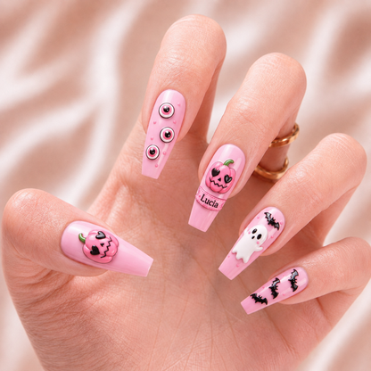 Blush Ghoul Society - Personalized Press-On Nails