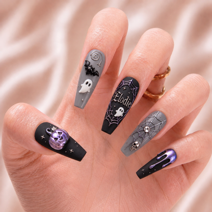 Violet Haunt – Personalized Press-On Nails